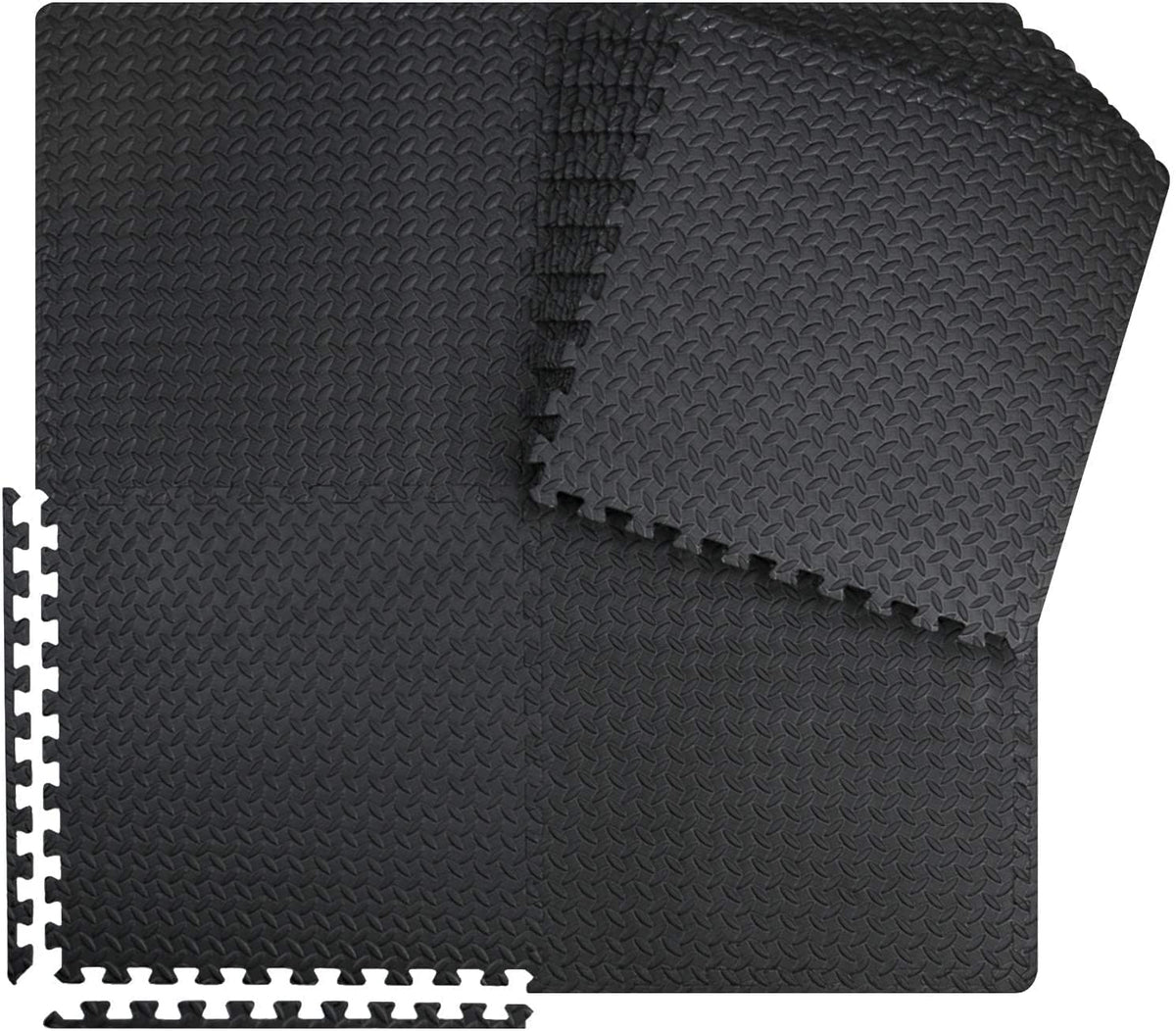Signatron Fitness Puzzle Mat, Gym Floor Mat, Exercise Mat, Eva Foam Interlocking Tiles, Protective Flooring For Gym Equipment An