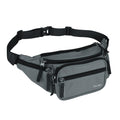 ProCase Fanny Pack Waist Packs for Men Women, Waist Bag Hip Pack for Travel Hiking Running Outdoor Sports -Grey, Medium