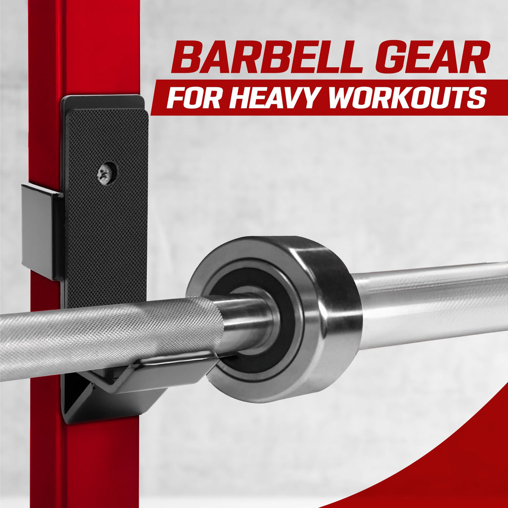 Yes4All Power Rack Attachment - J-Hook Barbell Fit 2X2 Or J-Hook Barbell Fit 3X3 In Square Tube