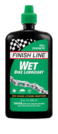 Finish Line Wet Bike Lubricant Squeeze Bottle, 8 Oz.
