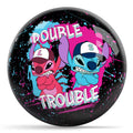 KR Strikeforce Disney Lilo & Stitch Double Trouble Undrilled Bowling Ball (15, Pounds)