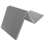 Prosourcefit Tri-Fold Folding Thick Exercise Mat 6Ax2A With Carrying Handles For Mma, Gymnastics Core Workouts, Grey