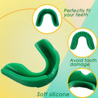 20 Pieces Sports Mouth Guards Mouth Protection Athletic Mouth Guard For Kids Adults Sports Supply (Dark Color)