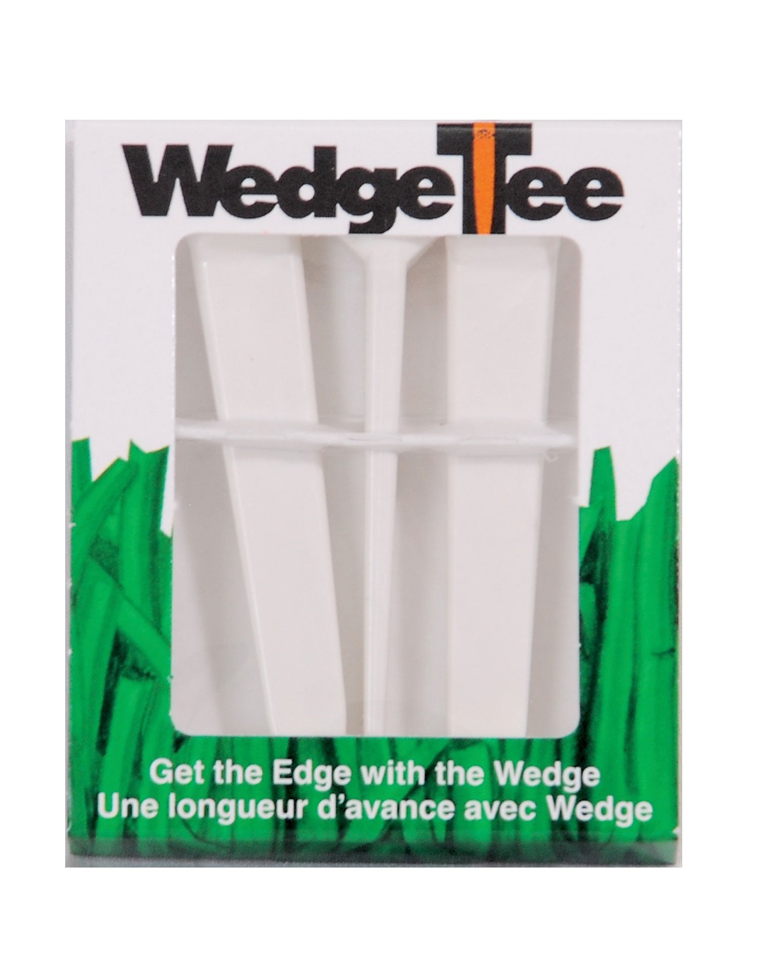 Charter Golf Plastic Wedge Tees 3 Ct White Cleans Grooves Shoes