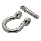 Extreme Max 3006.8294.4 Boattector Stainless Steel Bow Shackle - 3/8'', 4-Pack