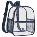 Oraben Clear Backpack Stadium Approved 12X11x6, Waterproof Clear Bag Stadium Backpack for Concert Work Sport Event