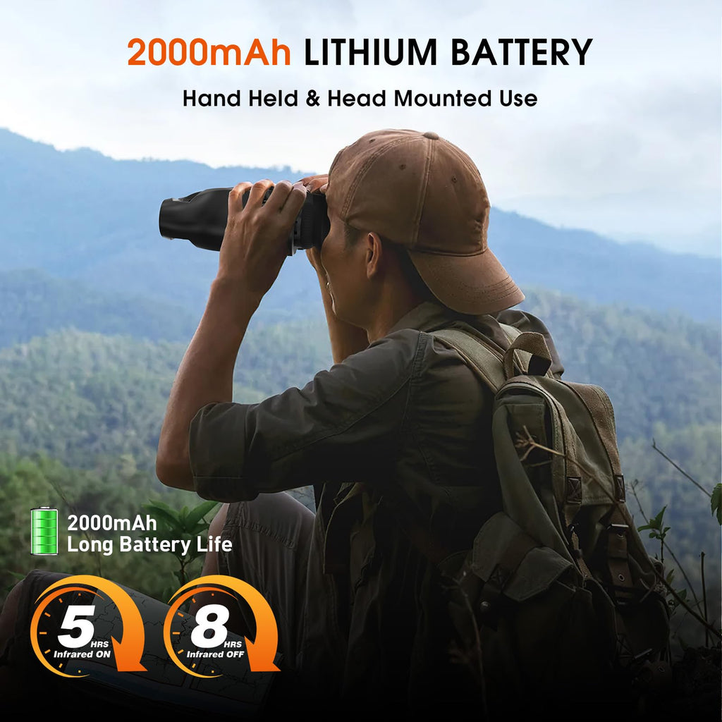 Night Vision Goggles, Night Vision Binoculars For Adults, Usb Rechargeable Night Vision Goggle With 32Gb Tf Card For Photos And