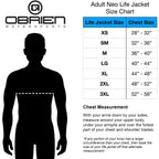 O'Brien Men'S Flex V-Back Life Jacket, Orange, Small