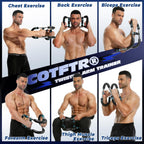 Twister Arm Trainer for Men, Adjustable Chest Workout Equipment for Home Gym, Muscle Builder & Strength Training for Arms, Chest