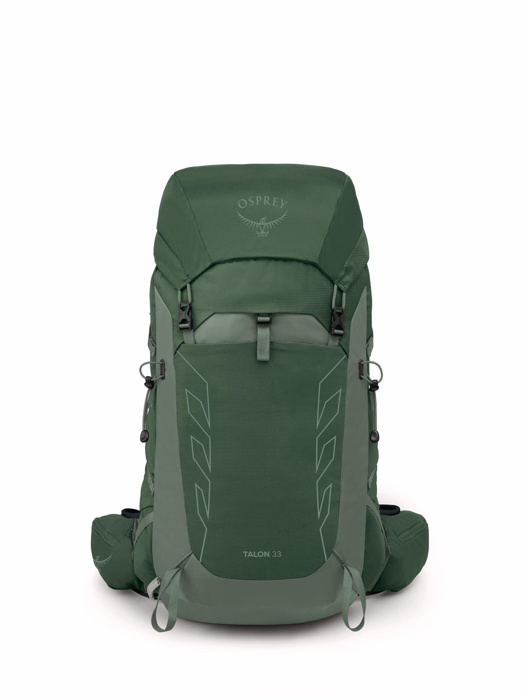 Osprey Talon 33L Mens Lightweight Hiking Backpack - Daypack for Travel & Camping, Green Canopy/Pine Leaf, Extended Fit