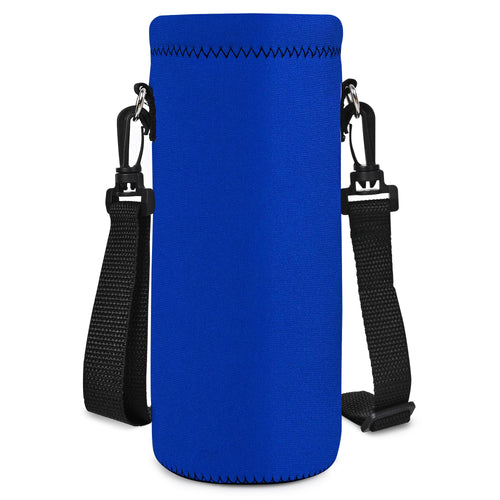 Aupet Water Bottle Sling Carrier,Insulated Water Bottle Holder Bag Case Pouch For Boys Girls 500Ml Adjustable Shoulder Strap, Gr