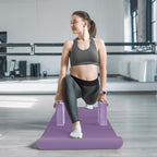 Balancefrom Goyoga 7-Piece Set - Include Yoga Mat With Carrying Strap, 2 Yoga Blocks, Hand Towel And Knee Pad (Purple, 1/2''-Thi