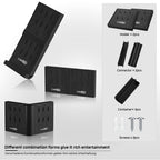 Cyeelife Plastic Darts Stand&Holder Black For 12 Soft And Steel Darts,Assemblable And Detachable Pro Dartboard Accessories