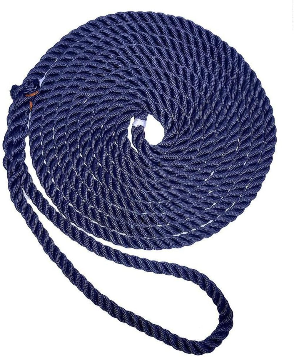New England Ropes Dockline 5/8 X 50 Nylon White