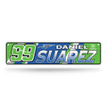 Rico Industries NASCAR Racing Daniel Suarez Metal Street Sign 4 x 15 Home D  cor - Bedroom - Office - Man Cave