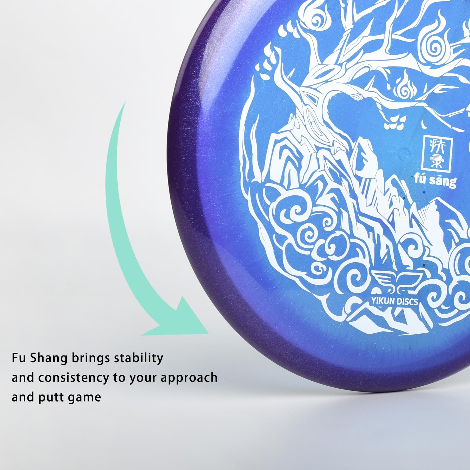 Yikun Professional Pdga Disc Golf Stable Putt & Approach 170-175G Glaze Line Putter Perfect For Outdoor Games And Competition
