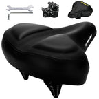 Daway Oversized Comfort Bike Seat - C40 Most Comfortable Extra Wide Soft Foam Padded Exercise Bicycle Saddle For Men Women Senio