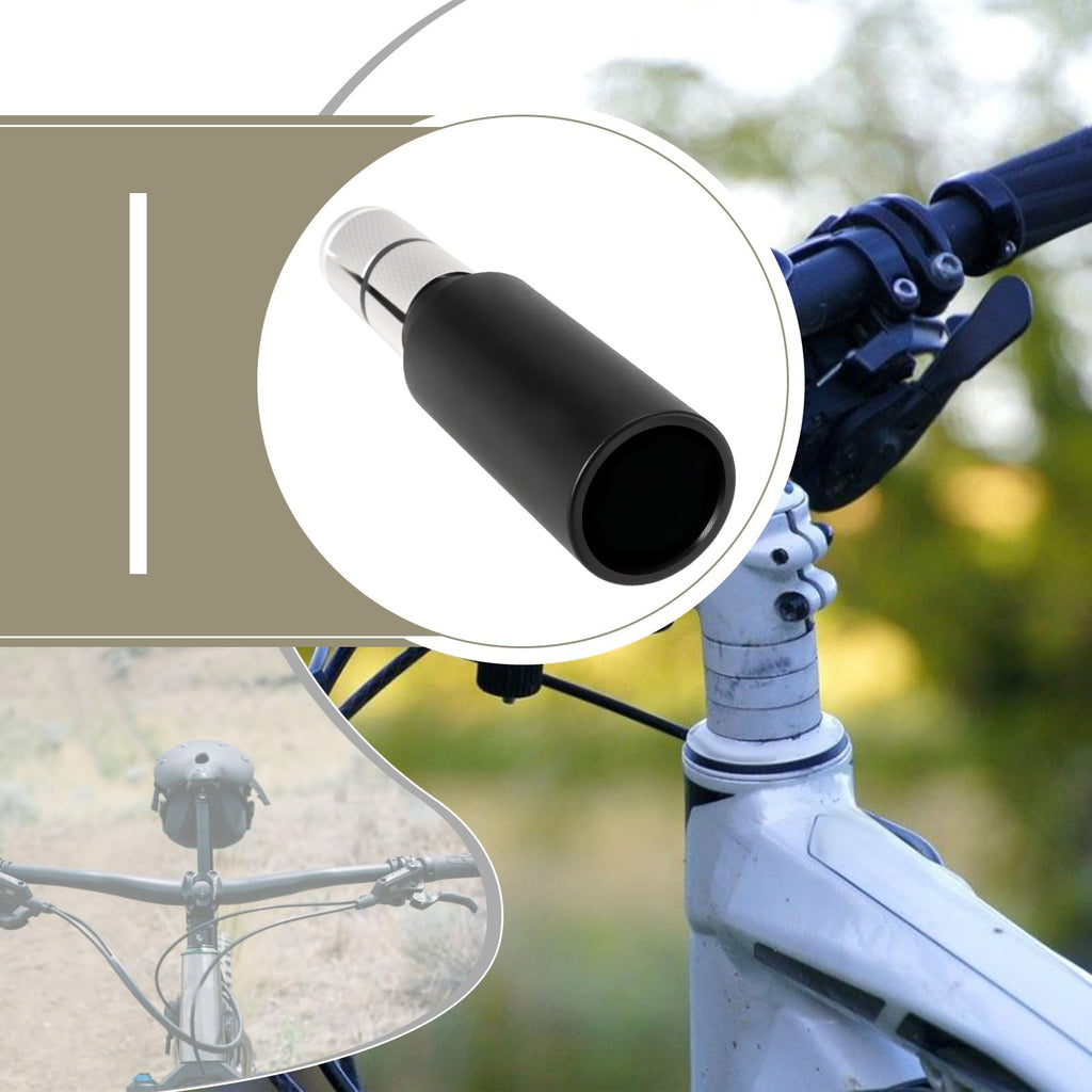 Micro Traders 1Pair Bicycle Flat Bar Extender Aluminium Alloy Mtb Bike Handlebar Bar End Extension 91X22.2Mm Bike Stem Riser 15-
