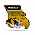 Rico Industries Ncaa Missouri Tigers State Shape Shape Cut Pennant - Home And Living Room D  Cor - Soft Felt Ez To Hang