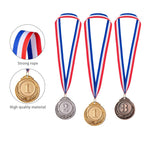 Favide 48 Pieces Gold Silver Bronze Award Medals-Winner Medals Gold Silver Bronze Prizes For Competitions, Party,Olympic Style,