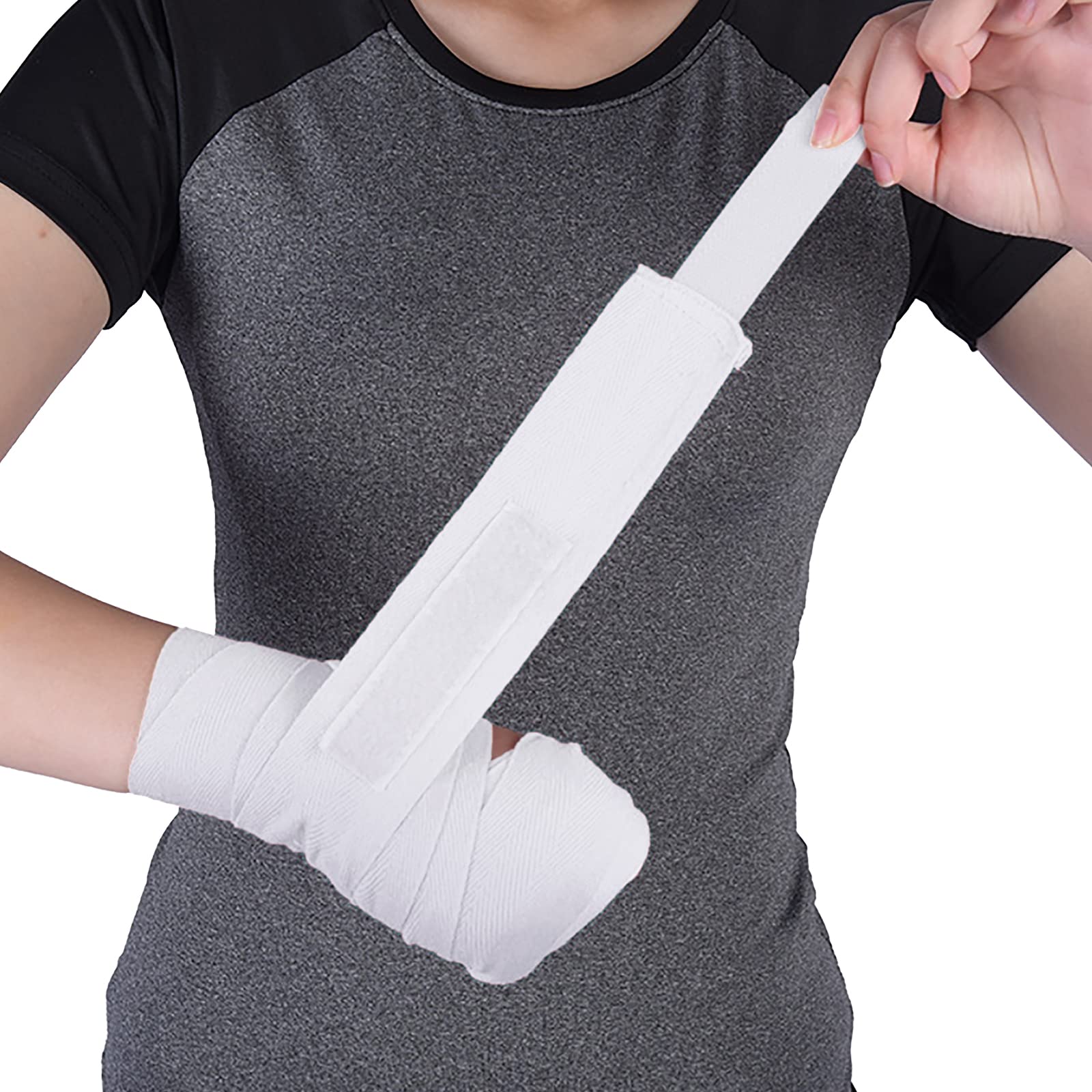 2 Pieces Boxing Hand Wraps Elastic Wrist Compression Bandage Training Sparring Inner Gloves For Martial Arts Kickboxing Muay Tha