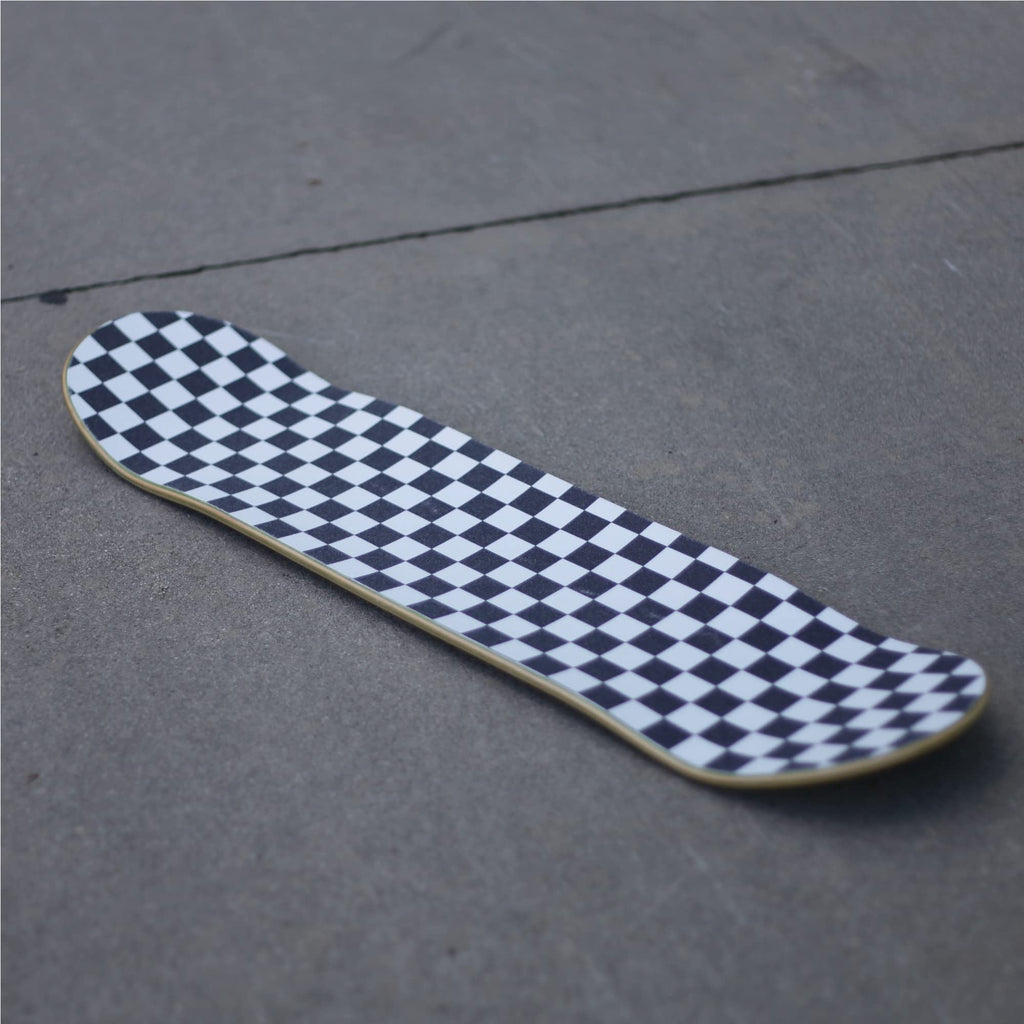 Turbo 9 X 33 Inch Skateboard Grip Tape Sheet White Checkerboard