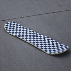 Turbo 9 X 33 Inch Skateboard Grip Tape Sheet White Checkerboard