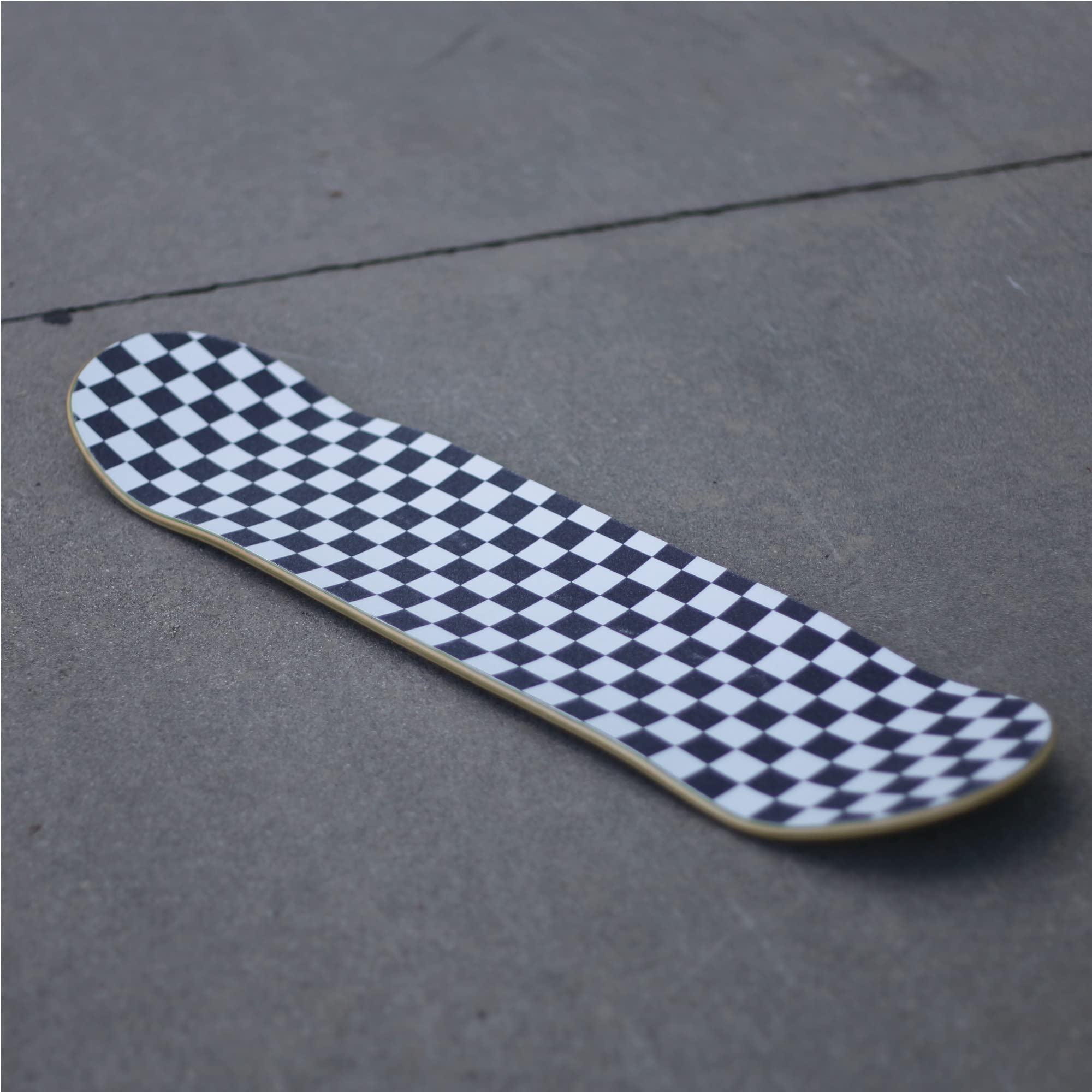 Turbo 9 X 33 Inch Skateboard Grip Tape Sheet White Checkerboard