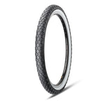Hycline Bike Tire,24''X2.125''Folding Replacement Tire For Beach Cruiser Bicycle-White