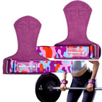 Manueklear Weight Lifting Grips, Leather Hooks Straps For Deadlifts, Pull-Ups, Heavy Shrugs, Non-Slip Adjustable Wrist Wrap Glov