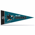 Rico Industries Nhl San Jose Sharks 8-Piece 4-Inch By 9-Inch Classic Mini Pennant D  Cor Set
