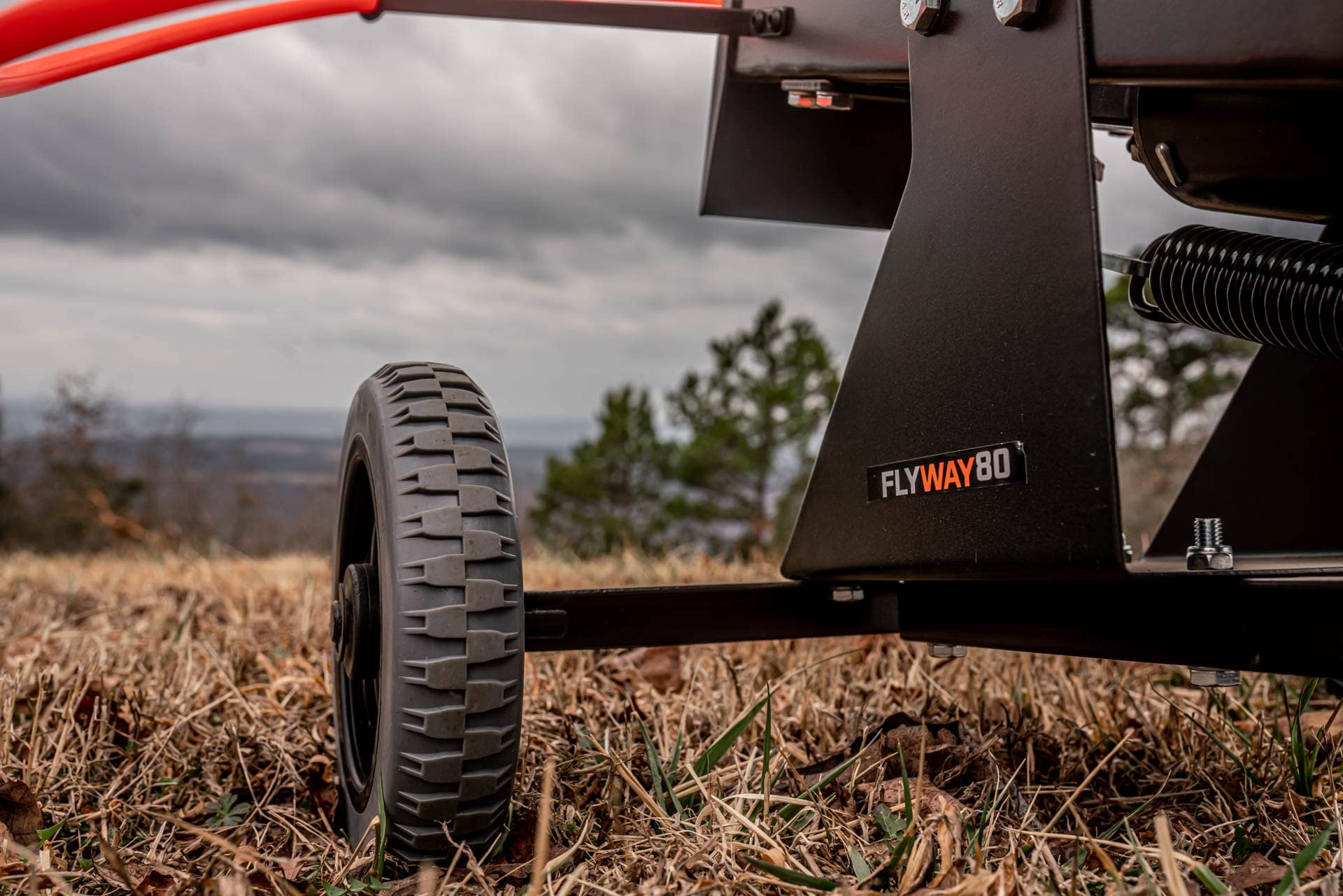 Do All Outdoors Fw80 Flyway 80 Auto Clay Pigeon Trap With Wheels, Holds 80 Clays, Black/Orange, One Size