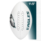 Franklin Sports Nfl Philadelphia Eagles Autograph Football - Official Size White Panel Souvenir Football For Autographs + Signat