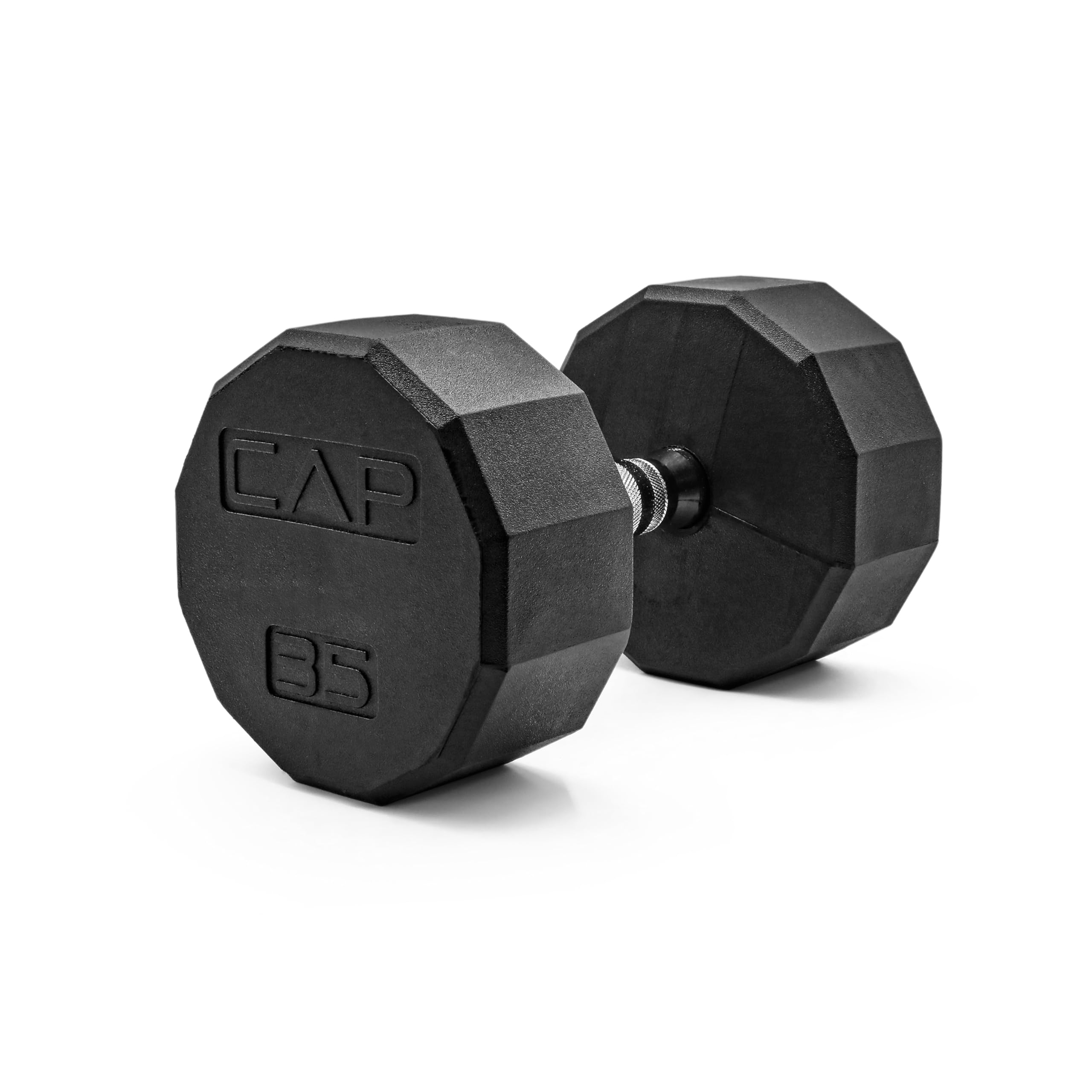 Cap Barbell 12-Sided Coated Dumbbell, 35 Lb
