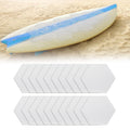 TRINKA 20PCS Surfboard Traction Pads, Waxless Hexagon Surfboard Clear Deck Grip Pad, DIY Non Slip Accessories for Surfpad Water 