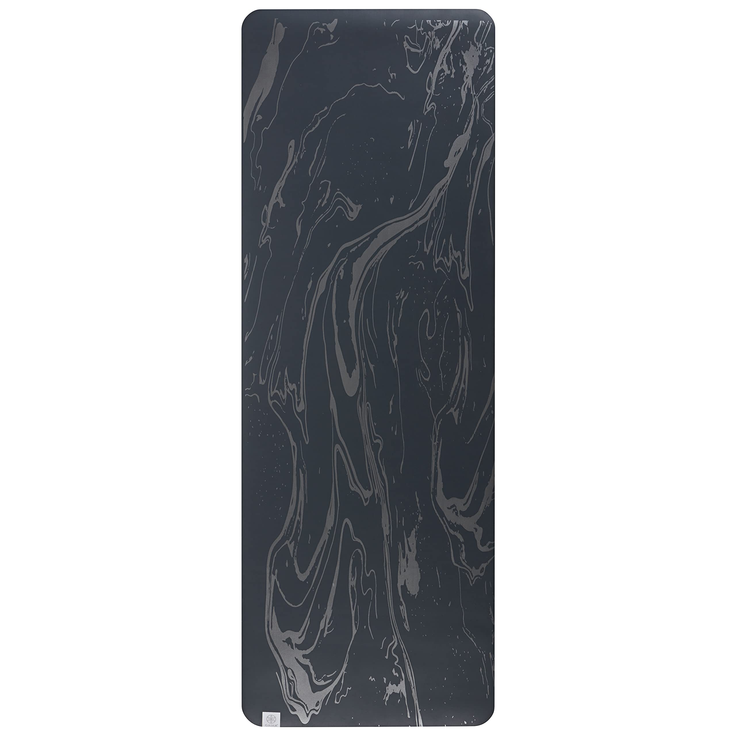 Gaiam Dry-Grip Yoga Mat - 5Mm Thick Non-Slip Exercise & Fitness Mat For Standard Or Hot Yoga, Pilates And Floor Workouts - Cushi
