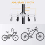 Kong Ming Car Bike Rack Garage Storage - 2 Bicycle Vertical Hanger Parking Rack Gravity Floor Storage Stand - Fully Adjustable G