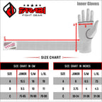 FARABI Kids Hybrid Boxing Inner Gloves Punching Boxing Gloves (Grey)
