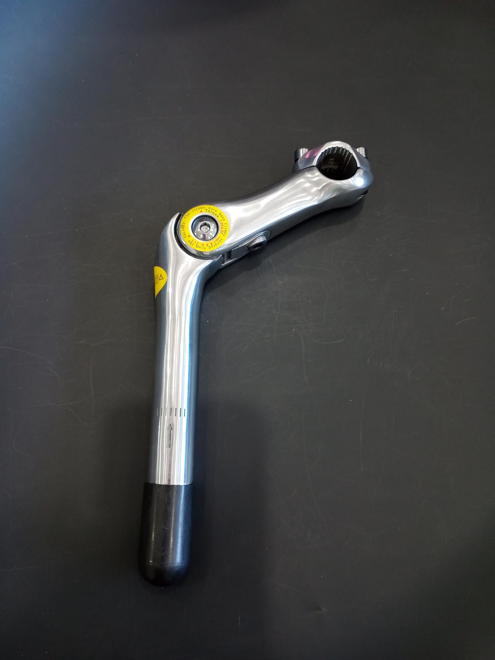 Donsp1986 Quill Stem Adjustable 25.4Mm, 22.2Mm Alloy Alum 110Mm -For Beach Cruisers, Mtb'S, And Gas Powered Bicycles- Silver (Si