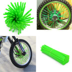 Super Pop Bicycle Spoke Skins Wraps-Best Gift Compatible With Kids&Schoolmate&Bike Fans- Colorful Bike Wheel Decoration-72 Pcs(G