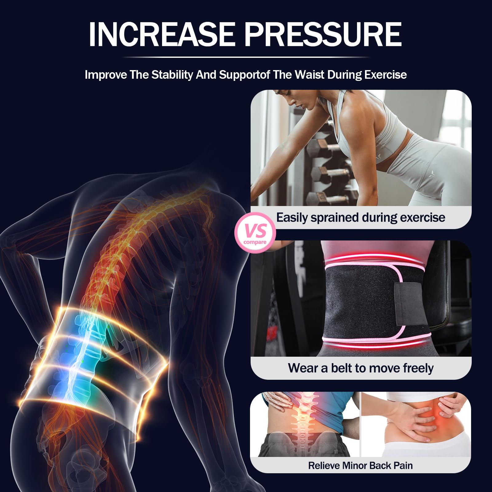Shanguang Waist Trainer For Women,Sweat Waist Trimmer Belt,Waist Trainers For Women Belly Fat,Sweat Band For Stomach Weighe Loss