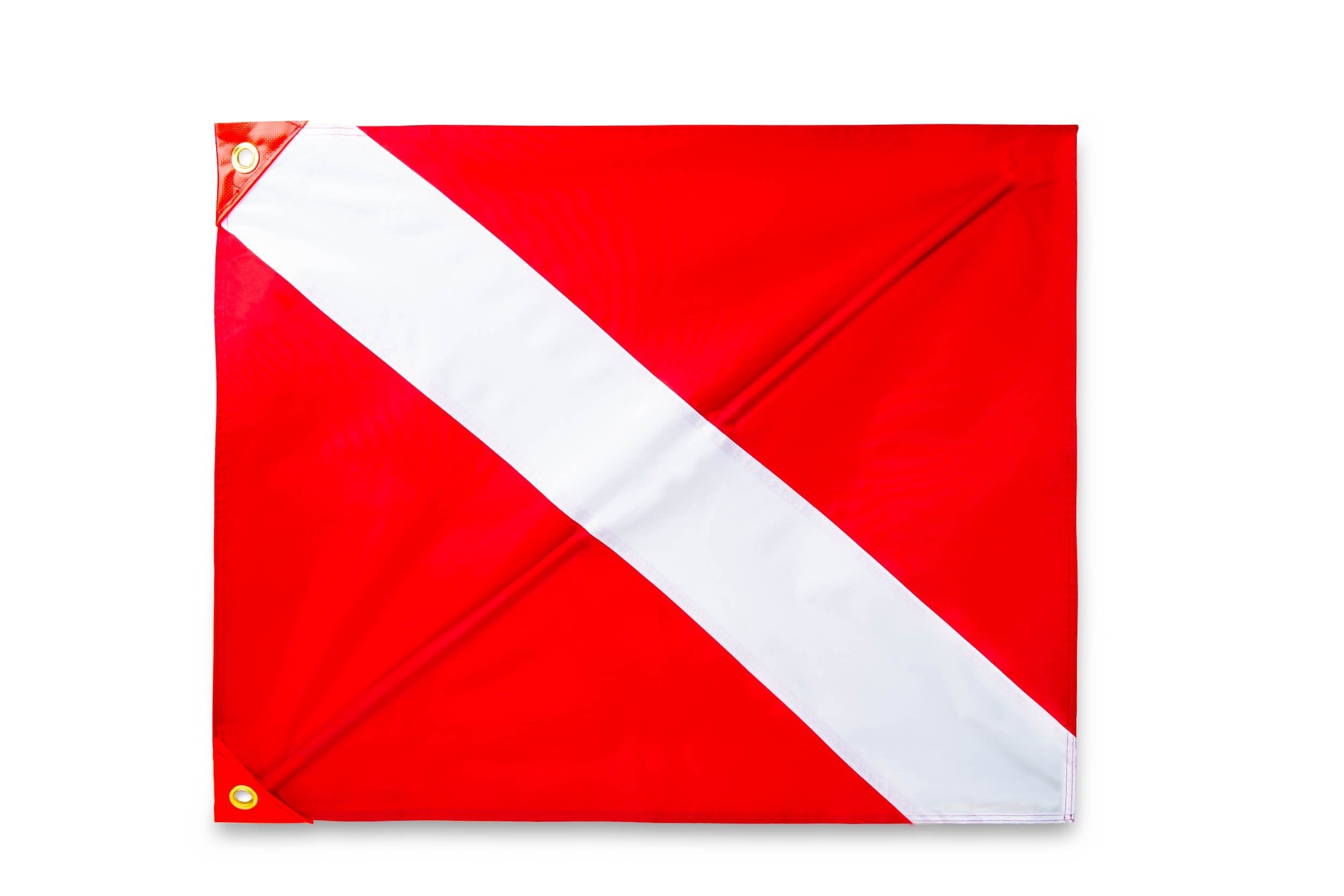 Dive Flag with Removable Stiffening Pole - 20    x 24    for Scuba Diving Spearfishing Freediving | Use with Float, Buoy, Boat, 