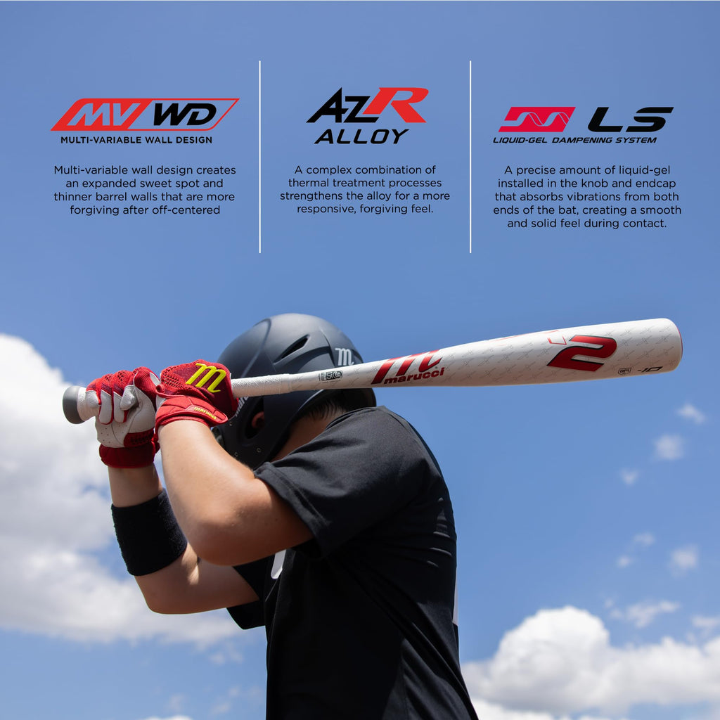 Marucci CATX2 Senior League Bat, 2 3/4 Barrel, -5 Drop, USSSA, Balanced
