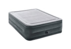 Intex 64417Ed Dura-Beam Deluxe Comfort-Plush High-Rise Air Mattress: Fiber-Tech - Queen Size - Built-In Electric Pump - 22In Bed