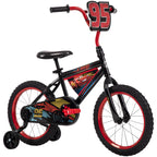 Huffy Disney Pixar Cars Lightning Mcqueen 16 Inch Kid'S Bike, Ideal For Ages 4-6 Years Old, Training Wheels Included, Quick Conn