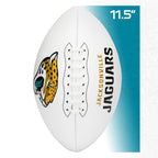 Franklin Sports Nfl Jacksonville Jaguars Autograph Football - Official Size White Panel Souvenir Football For Autographs + Signa