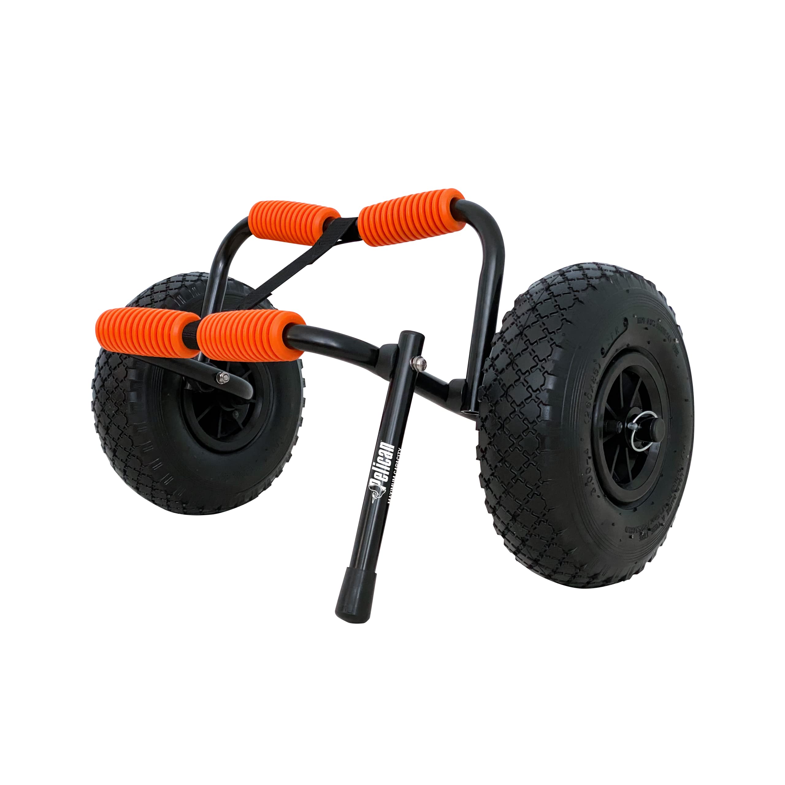 Pelican - Universal Canoe, Kayak & Stand Up Paddle SUP Cart Carrier - Fold Together Trolley with Wide Removable Inflatable Tires