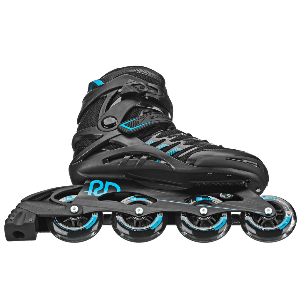 Roller Derby Aerio Q-84 Men'S Inline Skates - Black/Blue - Size 08