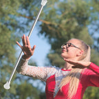 2 Pieces Twirling Batons Unisex Kids' Gymnastics Twirling Baton Dance Baton For Talent Shows, Artistic Dancing, Baton Twirling,