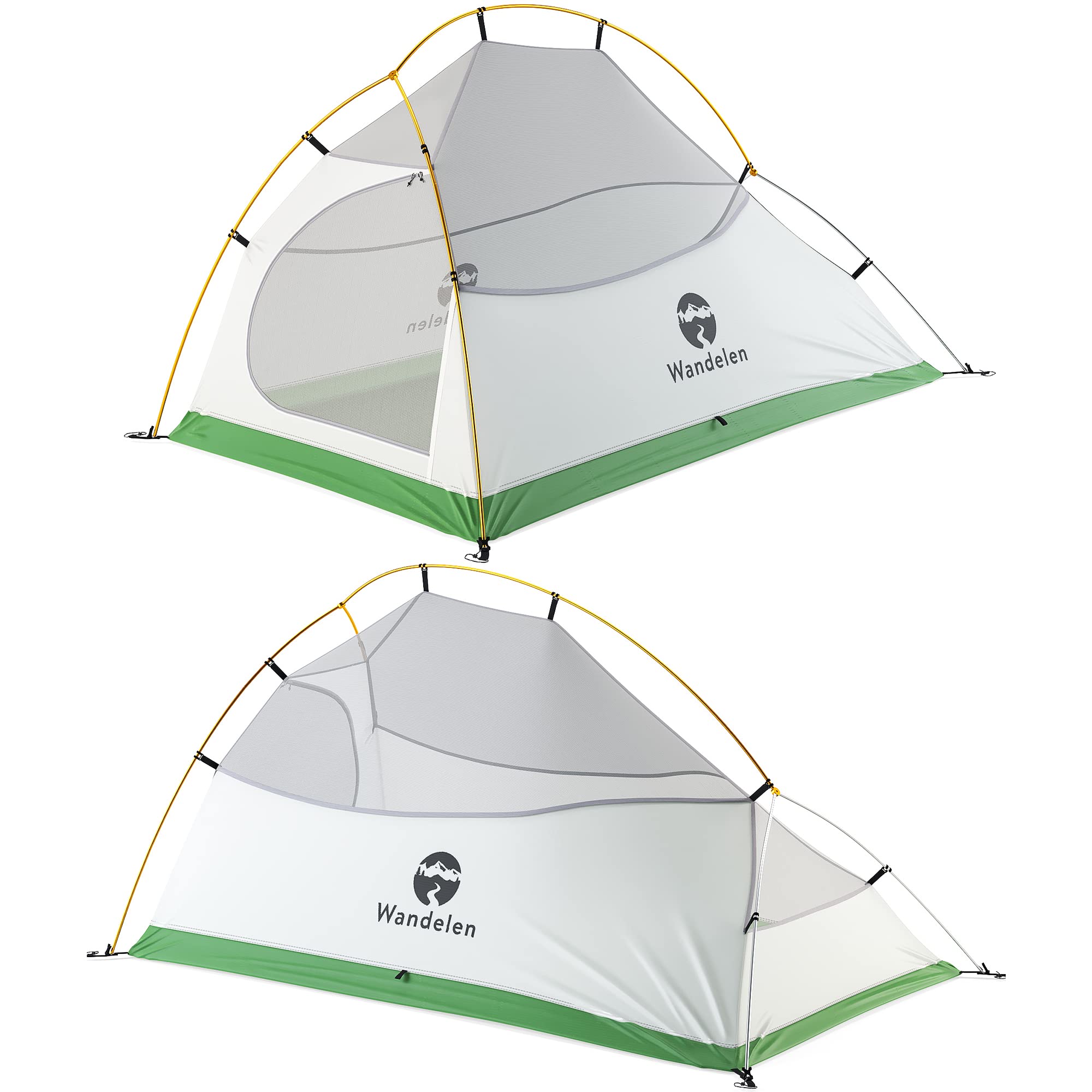 Wandelen Appalachian 2 Person 3 Season Ultralight Waterproof Windproof Tent With Footprint Easy Setup Double Layer Outdoor Tent